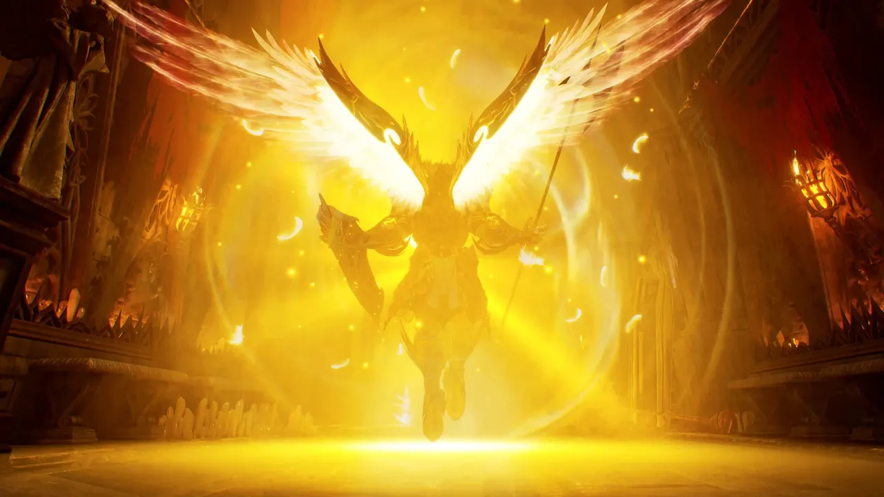 Official Crimson Moon artwork — Crimson Moon Angel Mode — Transformations and Powers Explained